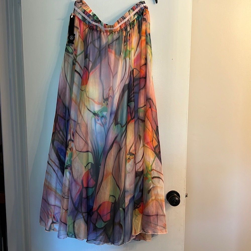 Colorful maxi skirt